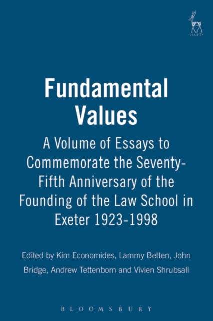Book cover of: Fundamental Values