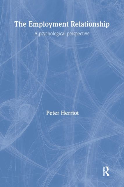 Book cover of: Employment Relationship. By: Peter Herriot
