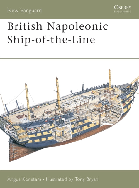 Book cover of: British Napoleonic Ship-of-the-Line. By: Angus Konstam