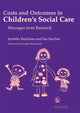 Book cover of: Costs and Outcomes in Children's Social Care. By: Jennifer Beecham