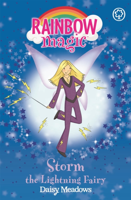 Book cover of: Rainbow Magic: Storm The Lightning Fairy. By: Daisy Meadows