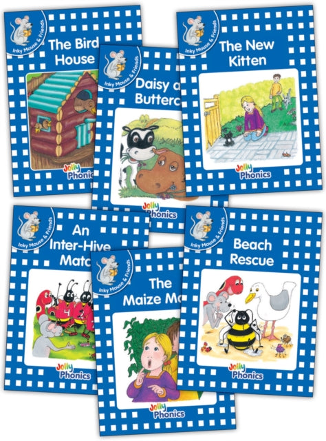 Jolly Phonics Readers, Inky & Friends, Level 4, in Precursive Letters (British English edition) 9781844140541 Sara Wernham