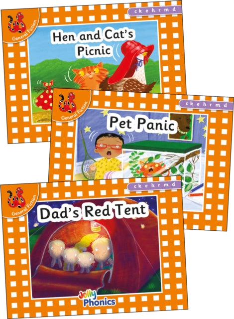 Book cover of: Jolly Phonics Orange Level Readers Set 2. By: Louise Van-Pottelsberghe