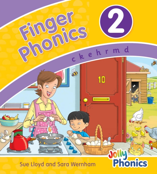 Book cover of: Finger Phonics Book 2. By: Sara Wernham