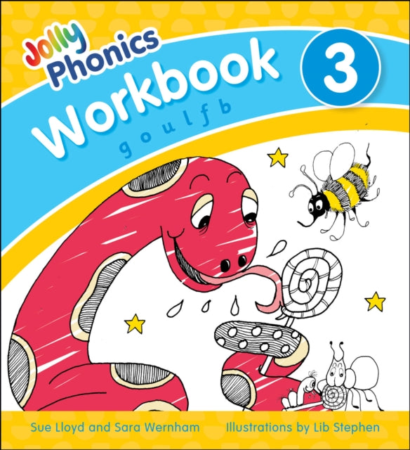 Jolly Phonics Workbook 3, in Precursive Letters (British English edition) 9781844146536 Sara Wernham