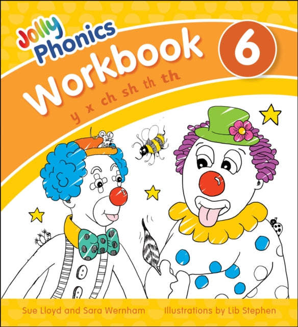 Jolly Phonics Workbook 6, in Precursive Letters (British English edition) 9781844146567 Sara Wernham