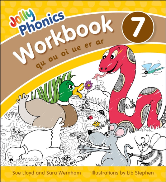 Jolly Phonics Workbook 7, in Precursive Letters (British English edition) 9781844146574 Sara Wernham