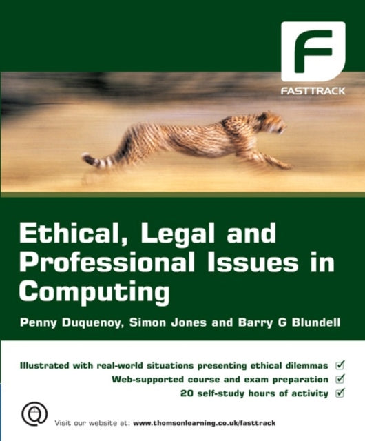 Book cover of: Ethical, Legal and Professional Issues in Computing. By: Penny Duquenoy