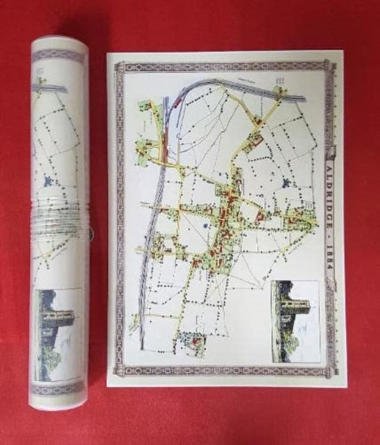 Book cover of: Aldridge Village 1884 - Old Map Supplied in a Clear Two Part Screw Presentation Tube - Print Size 45cm x 32cm