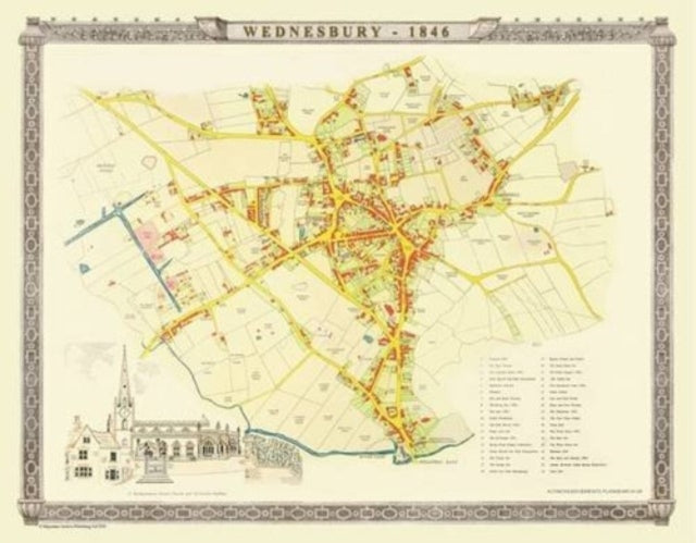 Book cover of: Old Map of Wednesbury 1846