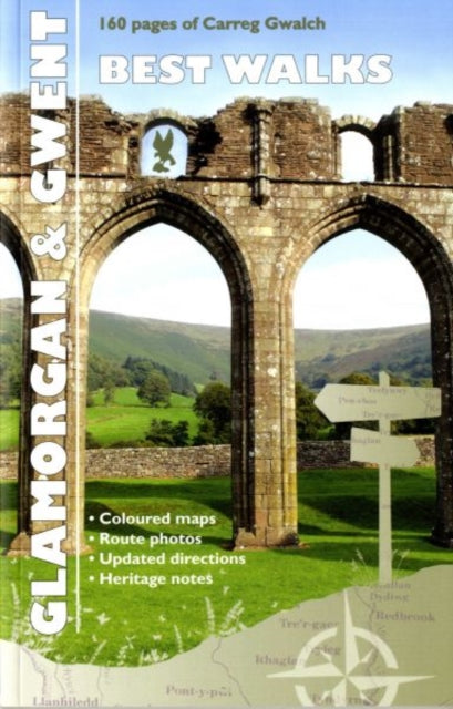 Book cover of: Carreg Gwalch Best Walks: Glamorgan and Gwent. By: Carys Ford