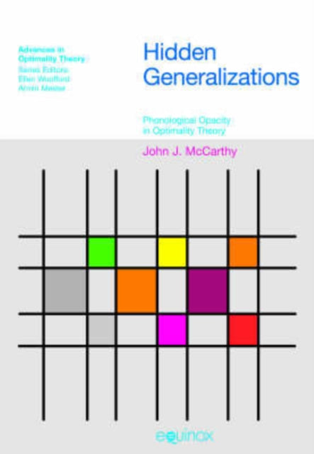 Book cover of: Hidden Generalizations. By: John J. McCarthy
