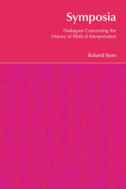 Book cover of: Symposia. By: Roland Boer
