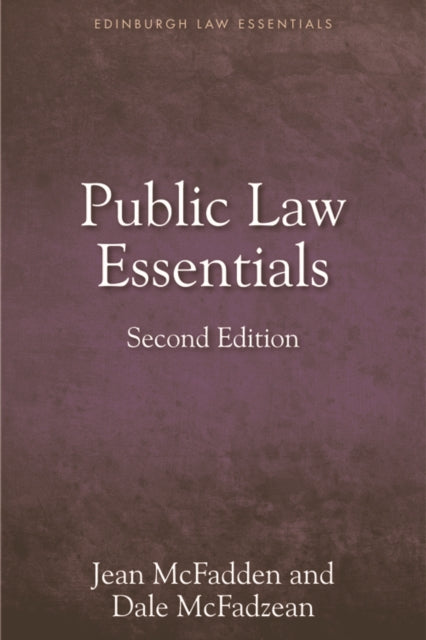 Book cover of: Public Law Essentials. By: Dale McFadzean