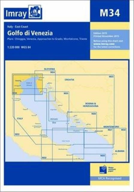 Book cover of: Imray Chart M34