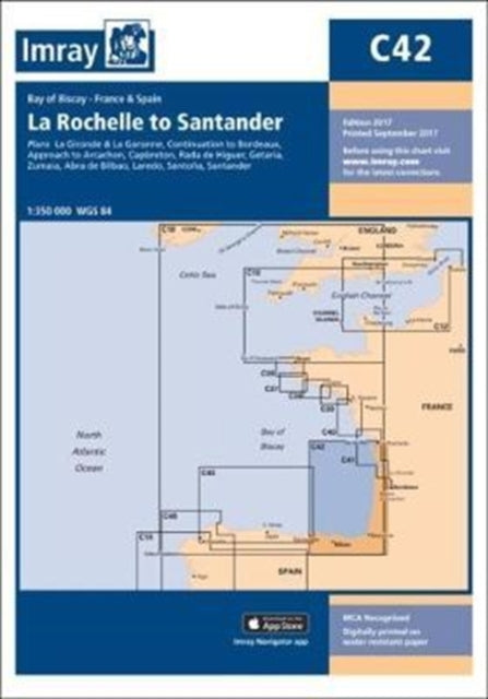 Book cover of: Imray Chart C42
