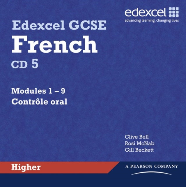 Book cover of: Edexcel GCSE French Higher Audio CDs