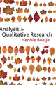 Book cover of: Analysis in Qualitative Research. By: Hennie Boeije