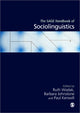 Book cover of: SAGE Handbook of Sociolinguistics. By: Ruth Wodak