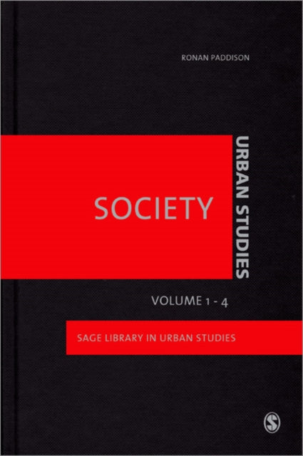 Book cover of: Urban Studies - Society. By: Ronan Paddison