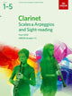 Book cover of: Clarinet Scales & Arpeggios and Sight-Reading, ABRSM Grades 1-5