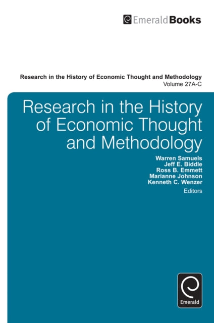 Book cover of: Research in the History of Economic Thought and Methodology (Part A, B & C). By: Marianne Johnson
