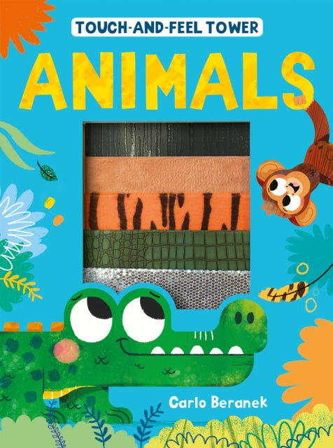 Book cover of: Touch-and-feel Tower Animals. By: Patricia Hegarty