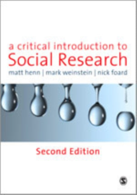 Book cover of: Critical Introduction to Social Research. By: Matt Henn