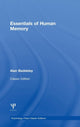 Book cover of: Essentials of Human Memory (Classic Edition). By: Alan Baddeley