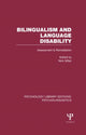 Book cover of: Bilingualism and Language Disability (PLE: Psycholinguistics). By: Nick Miller