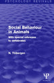 Book cover of: Social Behaviour in Animals (Psychology Revivals). By: N. Tinbergen