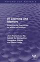 Book cover of: Experimental Psychology Its Scope and Method: Volume IV. By: Jean François Le Ny