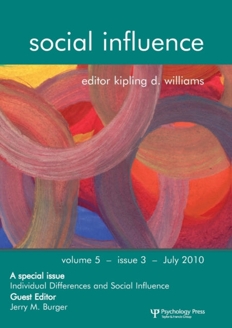 Book cover of: Individual Differences and Social Influence. By: Jerry M. Burger