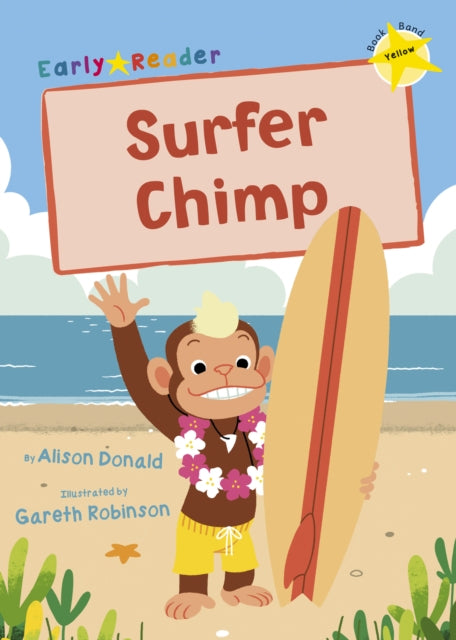 Book cover of: Surfer Chimp. By: Alison Donald