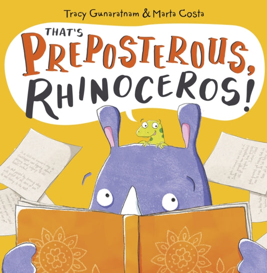 Book cover of: That's Preposterous, Rhinoceros!. By: GUNARATNAM, TRACY
