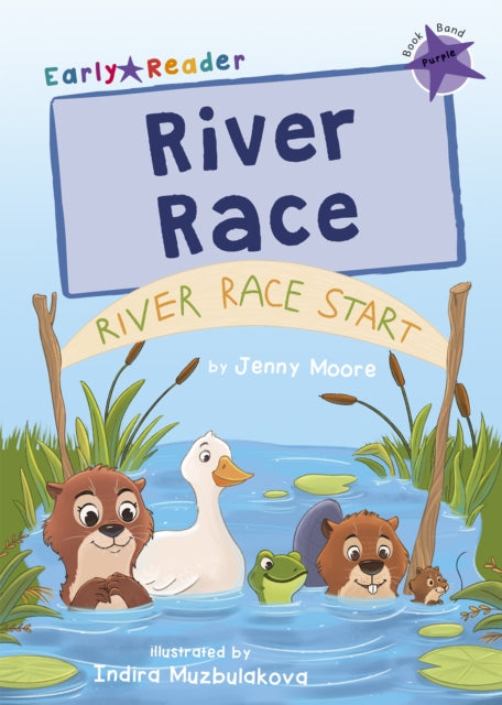 Book cover of: River Race. By: Jenny Moore; Indira Muzbulakova