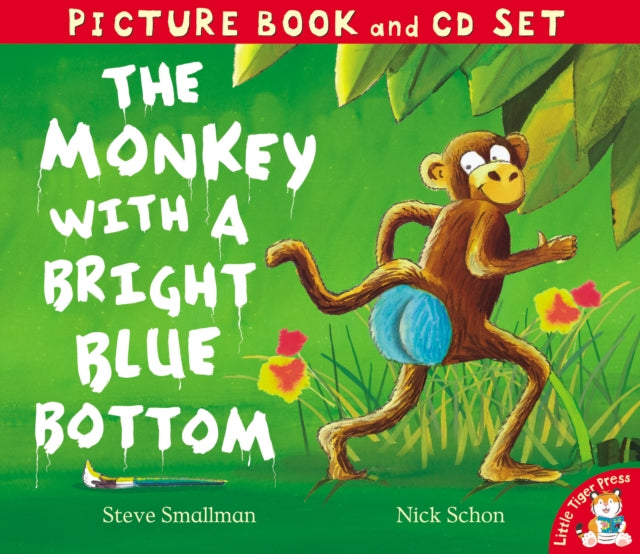 Book cover of: The Monkey with a Bright Blue Bottom. By: Steve Smallman