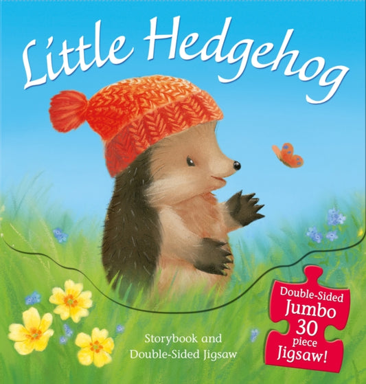 Book cover of: Little Hedgehog: Storybook and Double-Sided Jigsaw