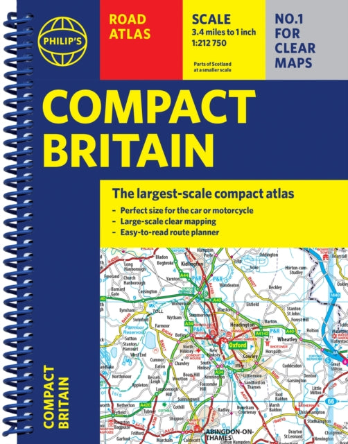 Book cover of: Philip's Compact Britain Road Atlas. By: Philip's Maps