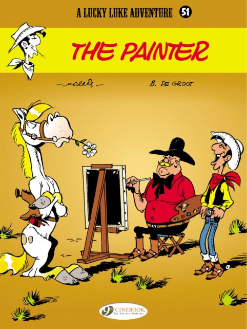 Book cover of: Lucky Luke 51 - The Painter. By: Bob de Groot