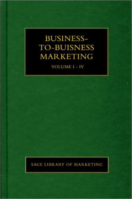 Book cover of: Business-to-Business Marketing. By: Nick Ellis
