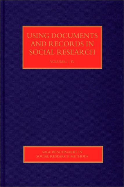 Book cover of: Using Documents and Records in Social Research. By: Lindsay Prior