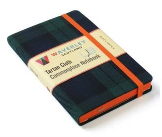 Waverley (M): Black Watch Tartan Cloth Commonplace Notebook 9781849344081 POCKET 9CM X 14CM