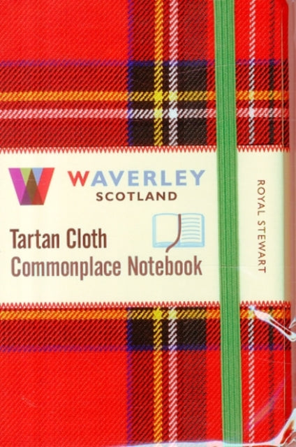 Waverley (M): Royal Stewart Tartan Cloth Commonplace Notebook 9781849344142 POCKET 9CM X 14CM