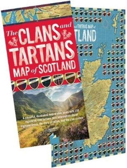 Book cover of: Clans and Tartans Map of Scotland