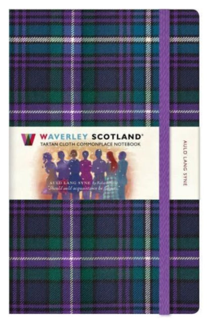 Book cover of: Waverley Scotland Tartan Notebook: Auld Lang Syne Tartan Large Notebook 21cm x 13cm. By: Ron Grosset