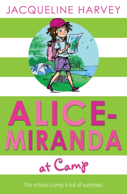 Book cover of: Alice-Miranda at Camp. By: Jacqueline Harvey