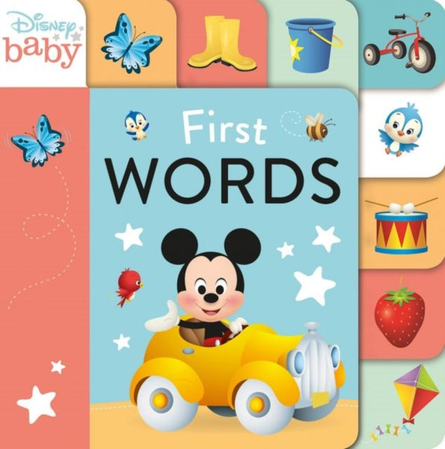 Book cover of: Disney Baby: First Words. By: Disney