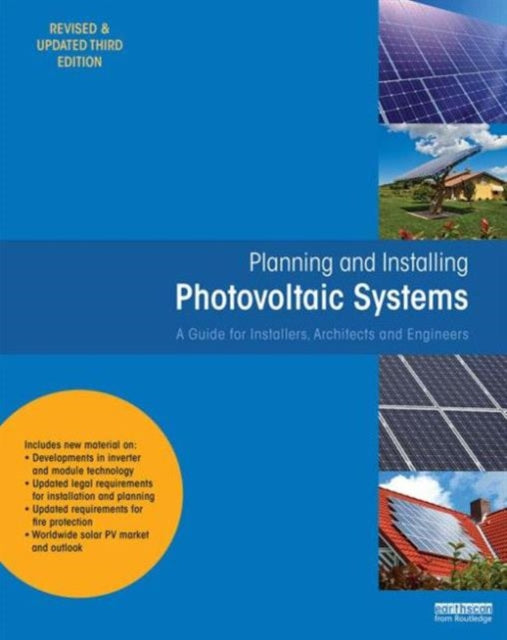 Book cover of: Planning and Installing Photovoltaic Systems. By: Deutsche Gesellschaft Fur Sonnenenergie (Dgs)