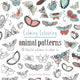 Book cover of: Calming Colouring Animal Patterns. By: Graham McCallum